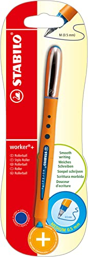 STABILO - Tintenroller - worker+ - medium - Einzelstift - blau