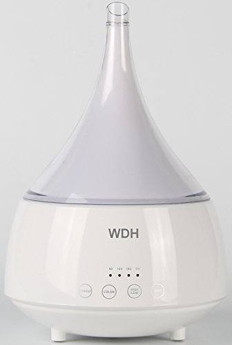 Aktobis Diffuseur d'arômes, Lampe à Parfum WDH-AD31, Principe des ultrasons, 7 Couleurs de LED, capacité aromatique jusqu'à 30 ML/h