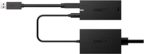 Kinect adapter för Xbox One S/X och Windows 8/8.1/10 PC, Microsoft Kinect 2.0 sensor strömförsörjning med EU-kontakt