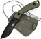 Wolfgangs VERITI Neck Knife Messer - inklusive Kydex Scheide und Kugel Halskette zum umhängen - Mini Survival Outdoor Messer für jeglichen Gebrauch