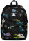 Invicta Zaino Scuola Carlson Fantasy, Nero Fantasia a Fiori, New Way Zaino Mono Scomparto con Tasca Porta PC e Tasca Porta Borraccia, Scuola, Università, Ragazza