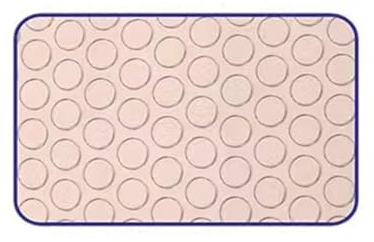 EDLE Bügelmatte, Bügeldecke for Tisch, mit Hitze- und Feuchtigkeitsschutz, rutschfeste Bügelmatte (CH : 120 * 60CM)