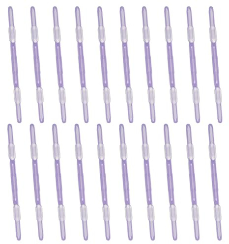 PATIKIL 20 Pcs Grapas Para Hojas Sueltas Organizadores Papel Plástico | Morados, Grapas Reutilizables, Para Cuadernos Y Clips Carpeta, Para Archivos Oficina Casa Informes Gráficos Y Documentos
