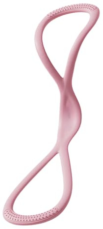 Cuerda elástica con 8 bandas de resistencia para entrenamiento de espalda y hombros, pilates y entrenamiento en casa, cuerda de entrenamiento de espalda, herramienta de estiramiento