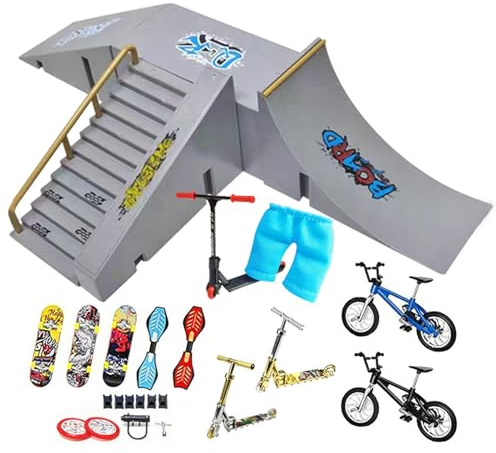 Generico Kit Skate Park - Kit Rampa Para Skateboard De | Objetos De Escena