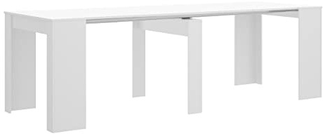 DEKIT GRUPO RIMOBEL KIONA - CONSOLA EXTENSIBLE - 72-239x90x54 cm - BLANCO BRILLO