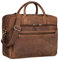 STILORD 'Dawson' Leder Aktentasche Umhängetasche mit Laptopfach 15,6 Zoll Vintage Bürotasche DIN A4 Notebooktasche Business Akten Tasche aus Echtem Leder Damen & Herren, Farbe:torino - braun