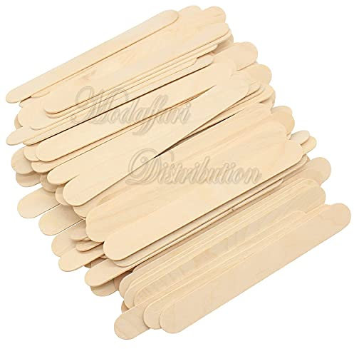 STENDICERA SPATOLE MONOUSO IN LEGNO 200PZ ABBASSALINGUA 15 CM