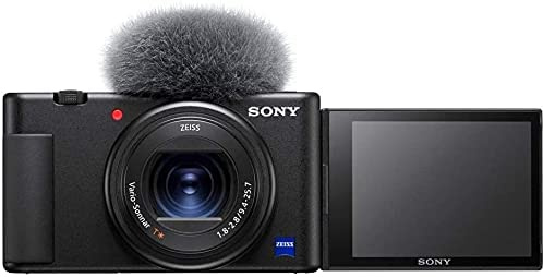 Sony, Vlog-Kamera ZV-1 | Digitalkamera (Variabler Bildschirm für Vlogging, 4K-Video) ZV1BDI.EU – Schwarz (erneuert)