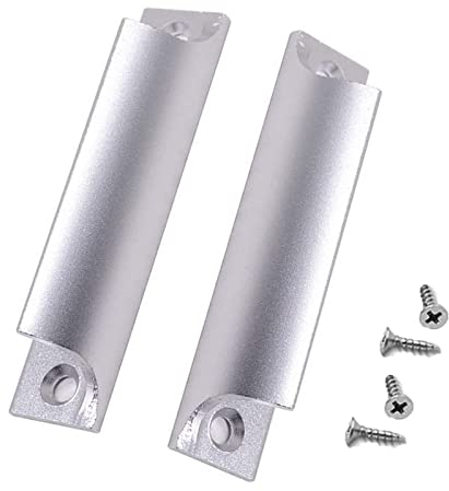 Cimown 2 pezzi maniglia della porta del balcone,Maniglia per porta balcone in lega di alluminio, Riguardare Porte e Finestre, maniglie dell'armadio, maniglia della Maniglia per porta balcone (Argento)