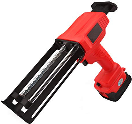 16.8v Electric Heavy Duty Double Tube Caulking Gun High Thrust Adhesive Silicone Dispenser Gun