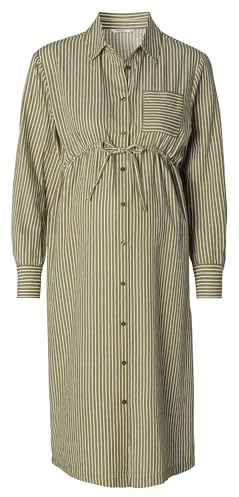Noppies Maternity Vaala Nursing klänning långärmad klänning, Sphagnum Stripe - N278, XXL