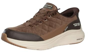 Skechers Sneakers Hombre Contour Foam - Cozy Fit Cordex Marron