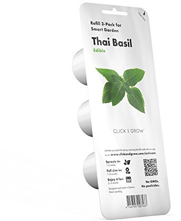 Click and Grow Smart Garden Thai Basil Plant Pods, 3-pack