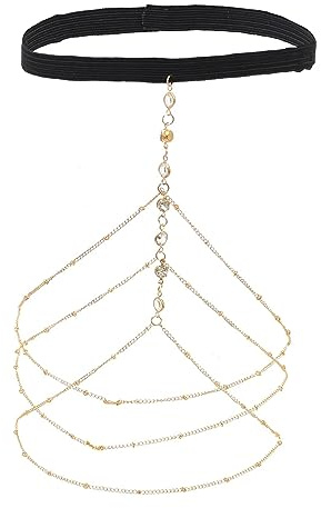 Boho oberschenkelkette kristall-körperkette sexy bein kette damen bikini Strand bein kette oberschenkel party körperschmuck