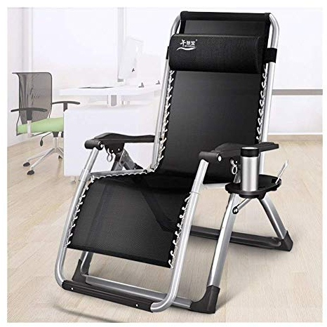 Robuste Klappstühle, Strandliegestühle, Liegestuhl für den Außenbereich, für Strand, Terrasse, Garten, Camping, Outdoor, quadratische Stahlbeine, schöne Landschaft (ohne Kissen)
