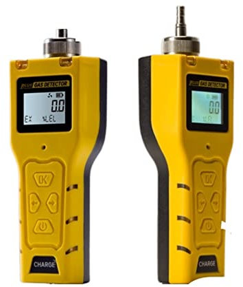 Détecteur de gaz, détecteur de fuite de gaz, Compteur de fuite portatif de détecteur de gaz d'azote N2 portatif for l'humidité de température de pompage/diffusion active/PPM, mg/m3, %VOL, mg/L pour la