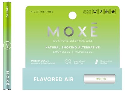 MOXE Natural Mojito Smokeless Inhaler, Non-Electric Craving Relief, 1 PK