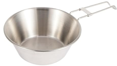 JYARZ Attrezzatura da Campeggio Fornello Portatile da Campeggio for Alpinismo con Ciotola Pieghevole in Acciaio Inossidabile 304 for Esterni Kit Campeggio