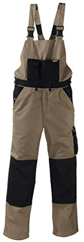 teXXor 2-in-1 Arbeitsbundhose Canvas 320 mit Cordura, verstärkt schwarz 64, 20-008330-64