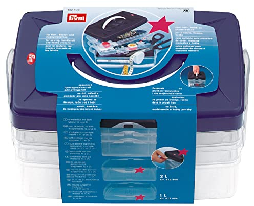 Prym 612403 Multi Click Aufbewahrungsbox Basismodell, 24 x 16.5 x 14 cm