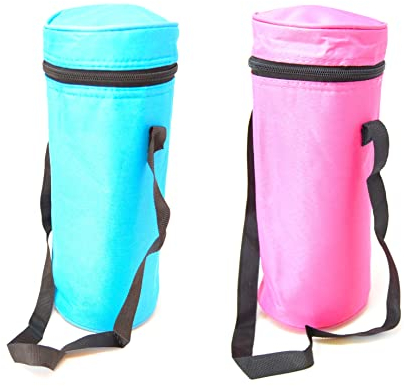 2 x Blu e Rosa Uomini e Donne 3L Totale Hidalgo 1,5L Bottiglie Refrigeratore Flessibile Portatile per Spiaggia Campeggio Borsa Termica Campeggio Cooler Camouflage Militare