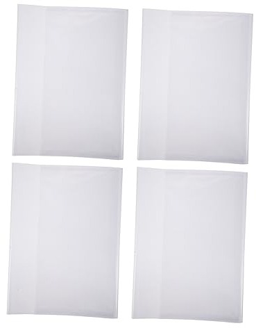 Parliky 20stücke Transparente Buchumschläge Schutz Für Schulbücher Notizhefte Und Mehr Einstellbare Reißfeste Wasserdichte Buchhüllen Für Optimalen Buchschutz