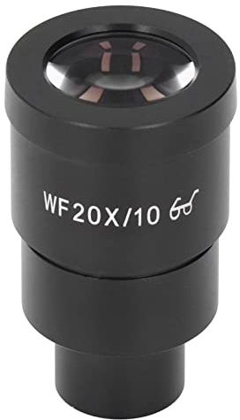 Lente de microscopio de Gearwell, Ocular WF20x, Lente de Interfaz de 30 mm de Campo Ancho, Ocular óptico de Punto de Ojo Alto para microscopio estéreo, Lente de reemplazo de