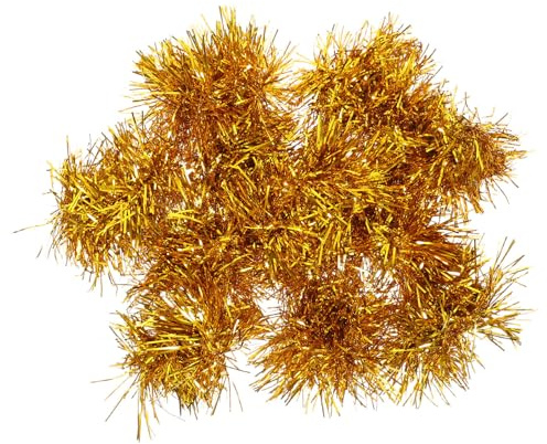 Ciieeo Pompons de Cheerleading Dorés pour Poignet, 20 Pièces Légers et Confortables, Accessoires pour Équipe de Danse Sportive et Spectacles, pour Cheerleaders Garçon et Filles et