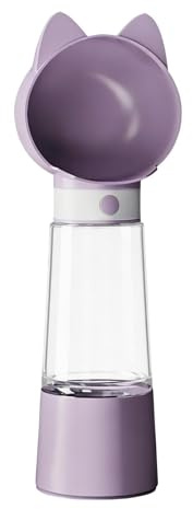 Botella de Agua portátil para Perros Dispensador portátil 2 en 1 a Prueba | Cuencos de viaje para perros Para paseos, senderismo, coche, playa, actividades al aire libre, alimentación, pa