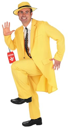 Vuxen herr L Yellow Suit