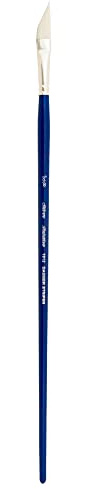 Silber Pinsel bristlon Dagger Strip-Langer Griff Pinsel, synthetische Borsten, Cobalt Blau, 10 mm