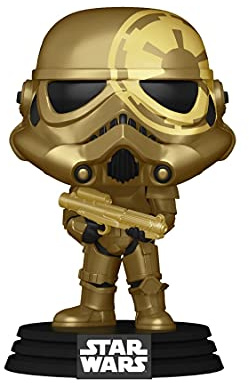2021 Funko POP! WonCon Exclusive Star Wars #296 - Golden Stormtrooper w/Free Acrylic case