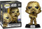 2021 Funko POP! WonCon Exclusive Star Wars #296 - Golden Stormtrooper w/ Acrylic case