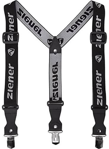 Ziener Unisex Braces Clip Hosenträger | verstellbar, Clip, jede Hose (1er Pack)