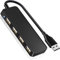 USB Expander Hub Splitter 4 Ports Adapter Dock Cord Ultra-Slim,Multi USB Cable Lead for PC,Laptop,NoteBook,MacBook,Desktop,ChromeBook,Surface Pro,Flash Drives,Mobile HDD Under £4