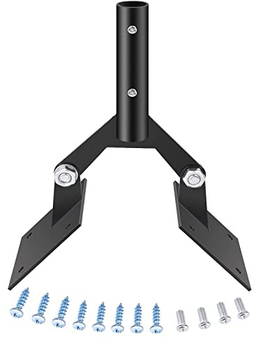 Aluminum Weathervane Roof Mount, Heavy Duty Steel Mount with Hardware, Adjustable Weather Vane Mount for Roofs