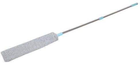 Gogogmee Aspirateur Poussière Long Manche Plumeau Lavable Microfibre Outil Nettoyage Maison Plumeau Réutilisable Flexible Nettoyant Zones Difficiles