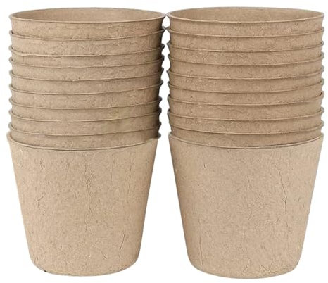 Ayuduots Pots de Tourbe pour semis, Pots de pépinière biodégradables pour Plantes succulentes, Fleurs et légumes