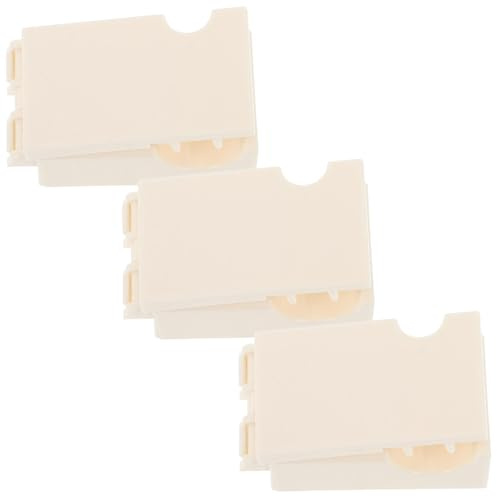 KJHBV 3pcs Plastic Shrimp Peeler and Tool Set for Easy Shell Removing and Versatile Usage in Household Kitchens, White Colour, Protects Fingernails during Shrimp and Crawfish Peeling
