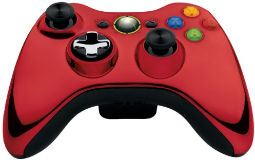 Official Xbox 360 Wireless Controller - Chrome Red (Xbox 360)