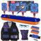 Lehoo Castle Toys for 4 5 6 Year Old Boys, Electronic Digital Target with Nerf Gun with 60 Bullets Vest, 5-9 Year Old Boy Gifts Shooting Game, Outdoor Boys Toys Games Age 4-9