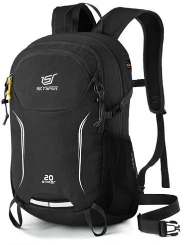 SKYSPER Sac à dos de Randonnée 20L Petit Sacs Léger Matière Recyclée pour Voyages Trekking