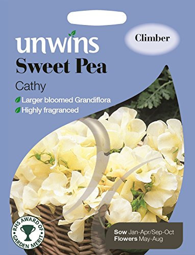 Unwins Pictorial Packet - Sweet Pea Cathy - 21 Seeds