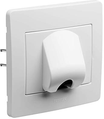 Interrupteur va et vient - encastrable - mural - prise mural - Gamme Diam2 - Sortie De Cable Blanc - 739210 Debflex