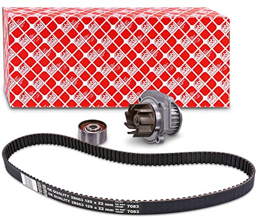 febi bilstein 45176 Zahnriemensatz mit Wasserpumpe, 1 Stück | Kompatibel mit: ALFA ROMEO MITO, FIAT 500, 500 C, DOBLO Großraumlimousine, DOBLO Kasten/Großraumlimousine