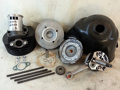 Ape 50 Baugruppe ø-57 DR Tuning Zylinderkit Langhub 130ccm + Tourenzylinder ø 20 mit 2 Seitenüberströmern