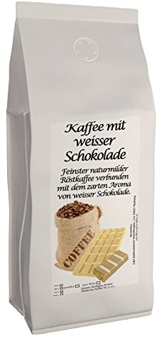 Aromakaffee - Aromatisierter Kaffee - Weiße Schokolade 1000g - Frisch Gemahlen Und Von Uns Geröstet