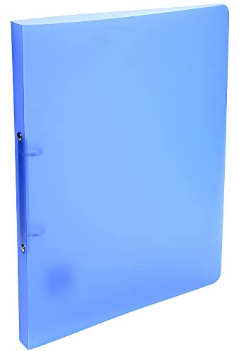 Exacompta 5 flexible Ringbücher PP transluzent Chromaline A4 2 Ringe blau