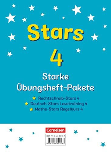 STARS - starke Übungshefte - Übungsheftpakete Deutsch und Mathematik: 4. Schuljah: Rechtschreib-Stars, Deutsch-Stars Lesetraining und Mathe-Stars ... Deutsch und Mathematik, 4. Schuljahr)